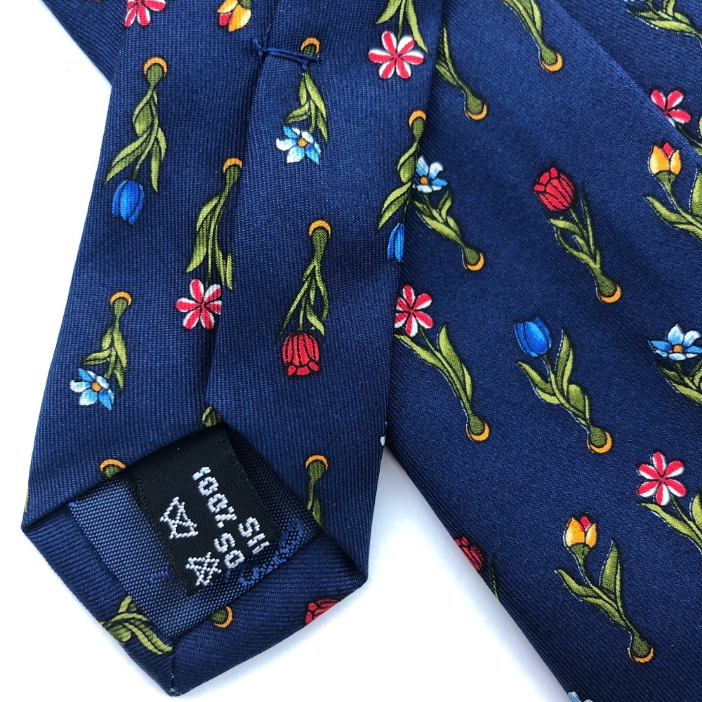 Vintage Ferragamo Silk Tie - Picture 8 of 8